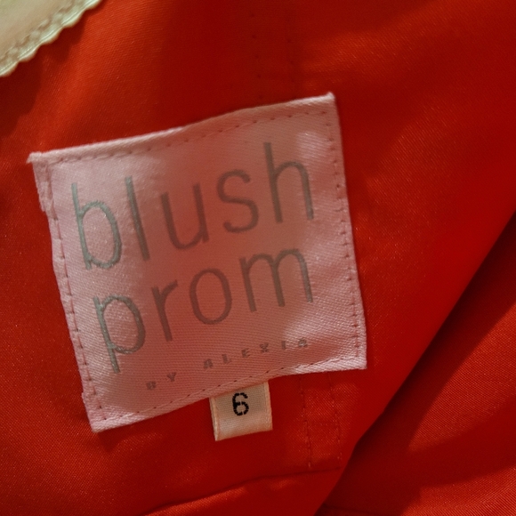 Blush prom dress evening gown - Picture 3 of 7